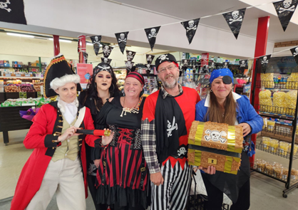Retail management Group - Holbrook raising funds with a pirate day