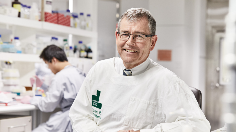 Professor Glenn Marshall from the Children's Cancer Institute is researching which cells are chemo-resistant and assessing how they might better be treated.