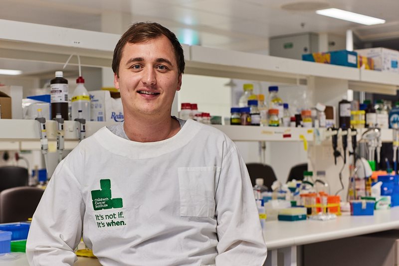 Philipp Graber from Children’s Cancer Institute is researching 3D bioprinting technologies to study paediatric high-grade gliomas.
