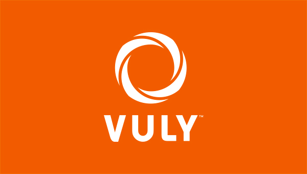 Vuly logo consisting of an orange background with 