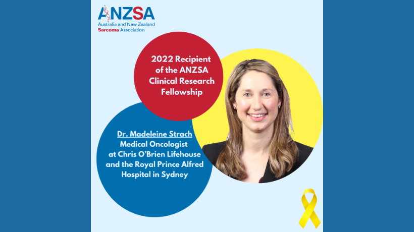 Dr Madeleine Strach from Chris O'Brien Lifehouse is researching intra-abdominal soft tissue tumours and the surrounding tumour microenvironment.