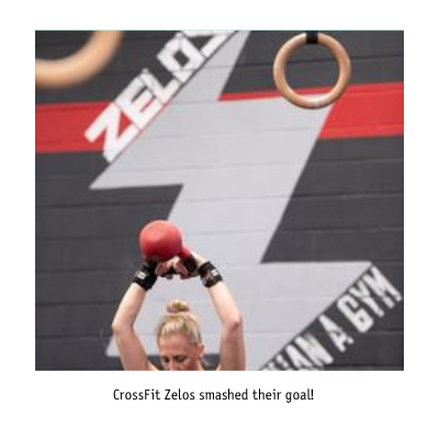 CrossFit Zelos smashed their goal!