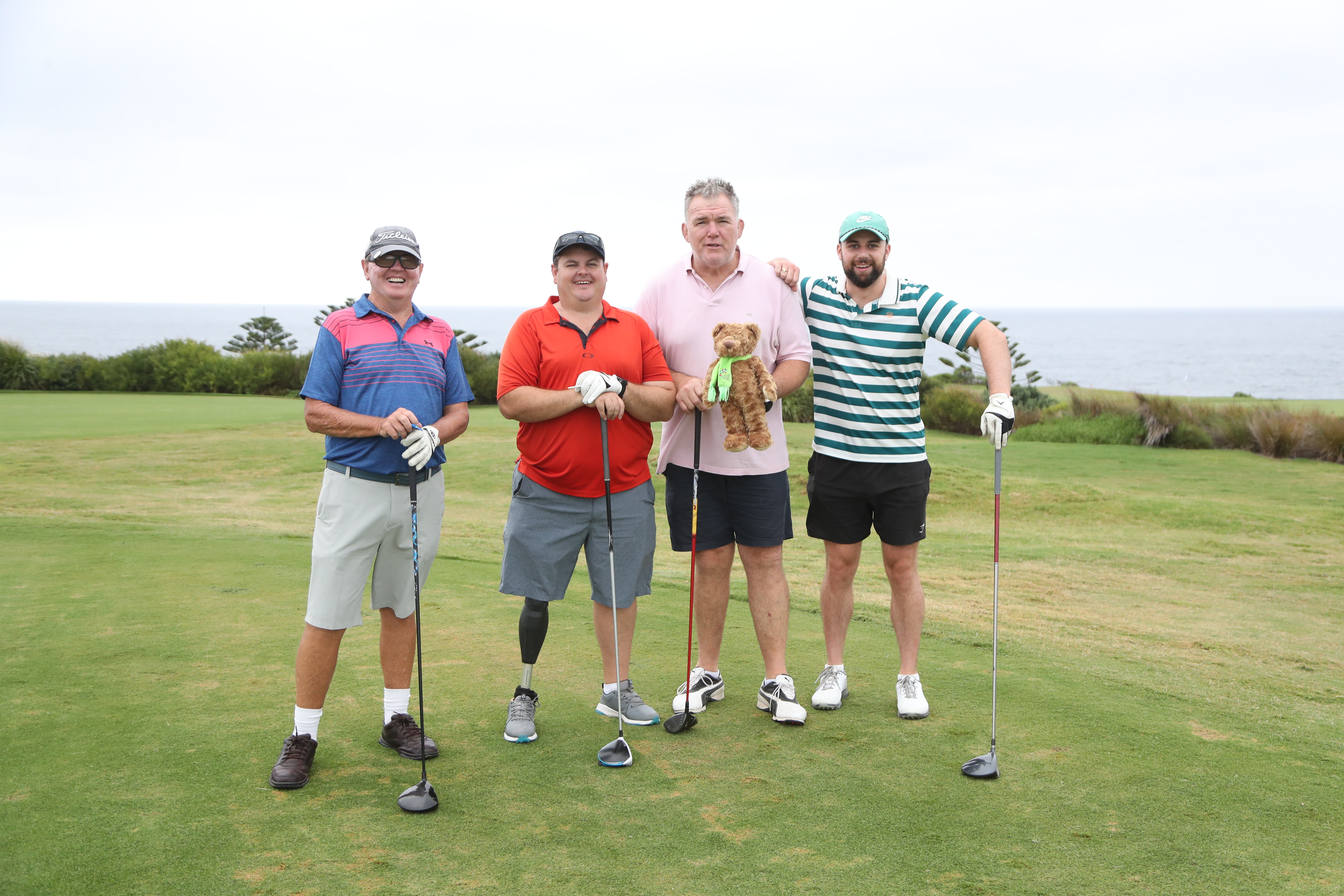 Childhood cancer survivor Nathan Rix at The Kids Cancer Project Autumn Golf Day  