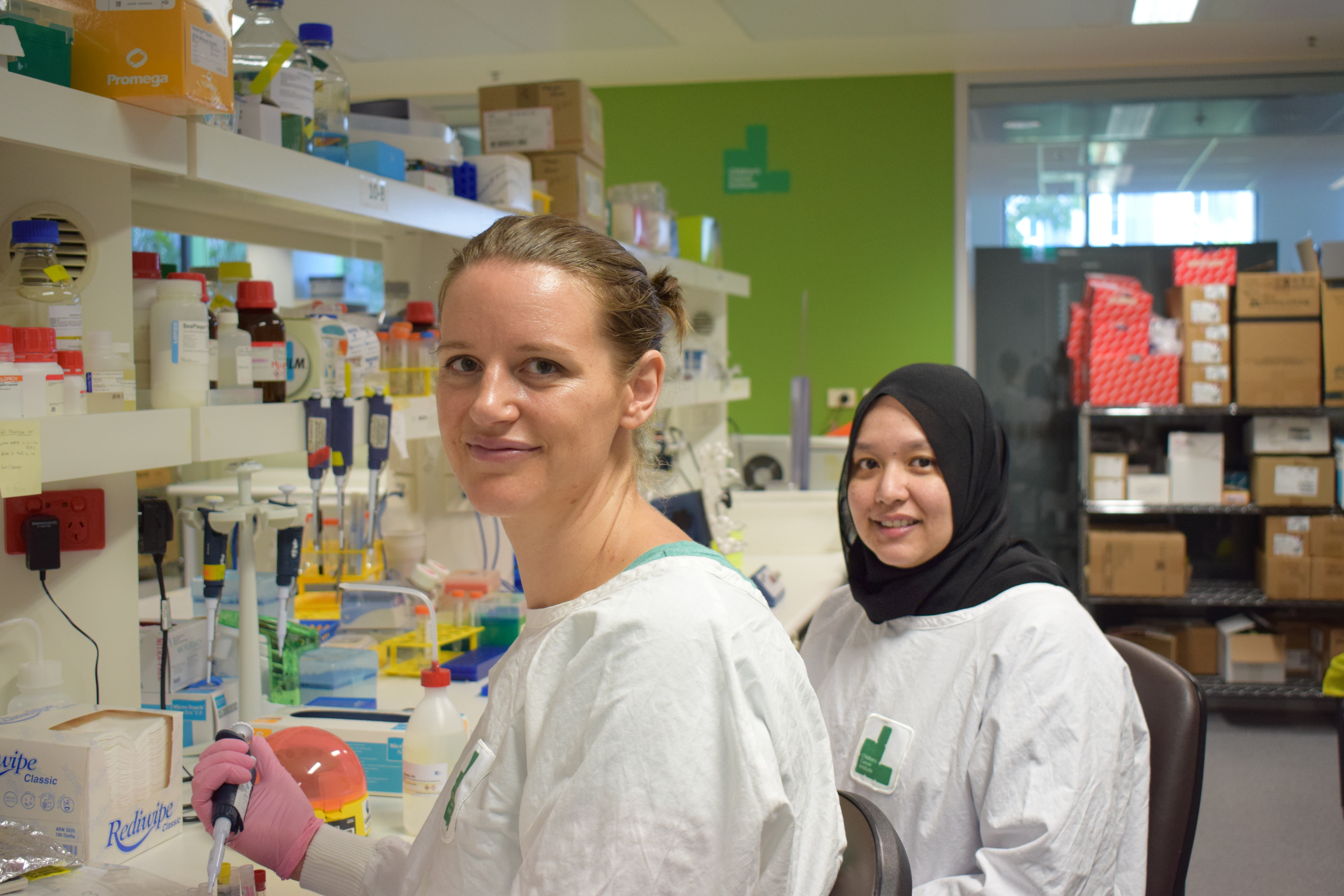 Dr Klaartje Somers from the Children's Cancer Institute is researching the treatment of AML using a newly developed NAMPT inhibitor.