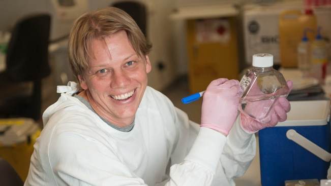 Dr Daniel Carter from UNSW Australia is researching FACT protein in neuroblastoma.