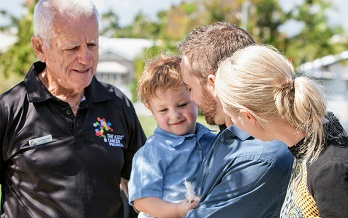 Col Reynolds with Orlando and parents