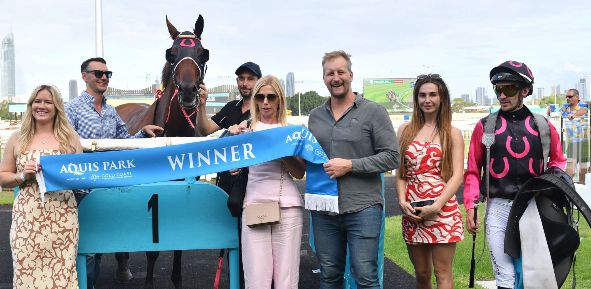 Representatives of The Kids' Cancer Project at the Rondo Charity Race Day.