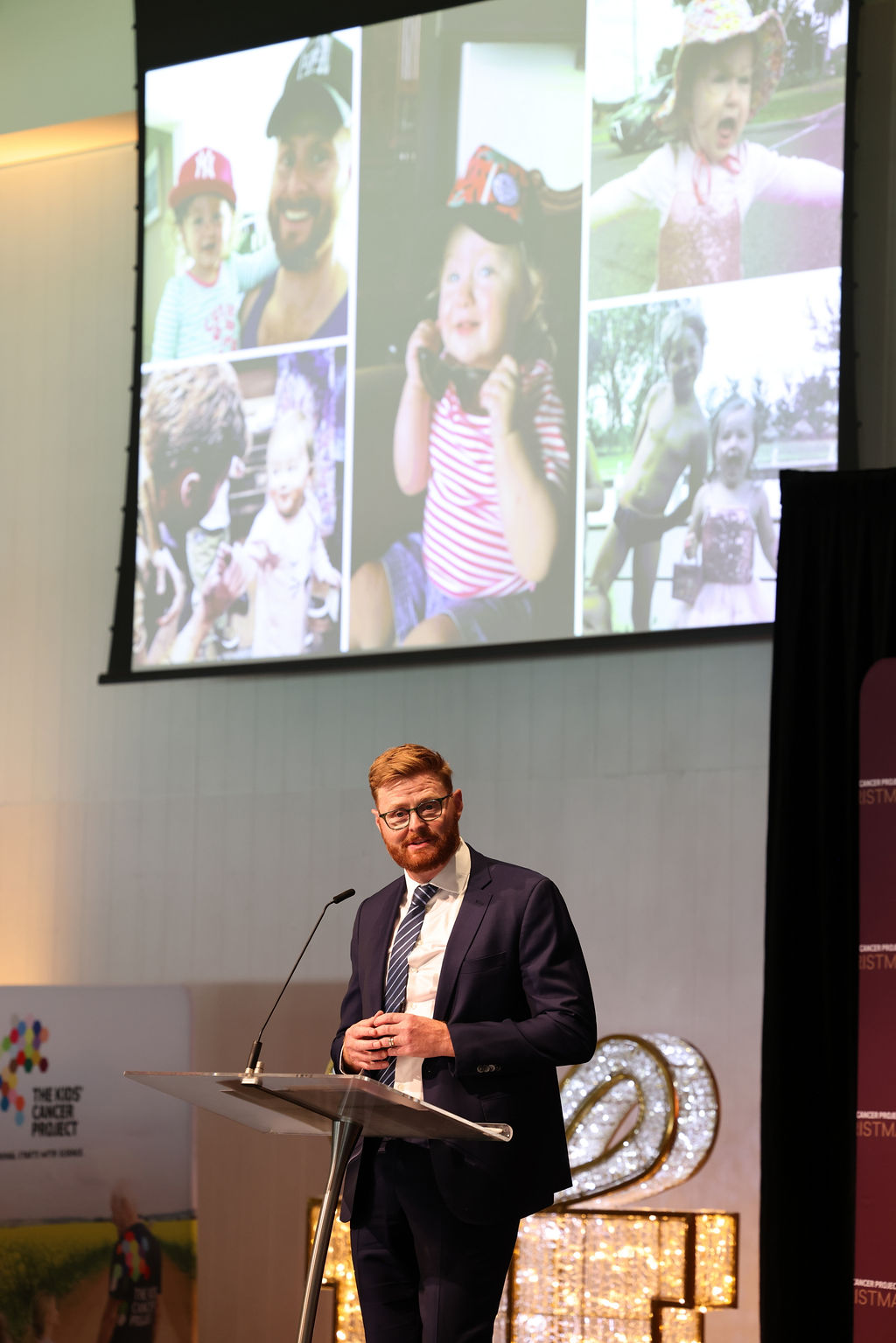 Mat Dunn at the Christmas gala